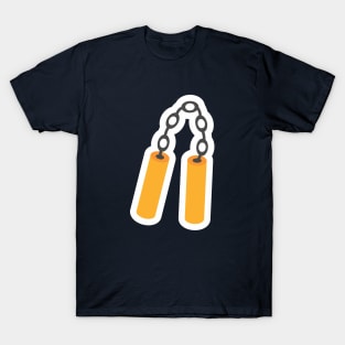 Nunchuks! The weapon of a true martial arts warrior! T-Shirt